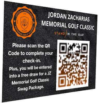 SMS/Pro: JZ Golf Check-In Sign