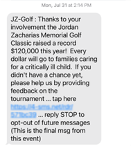 SMS/Pro: JZ Golf Classic